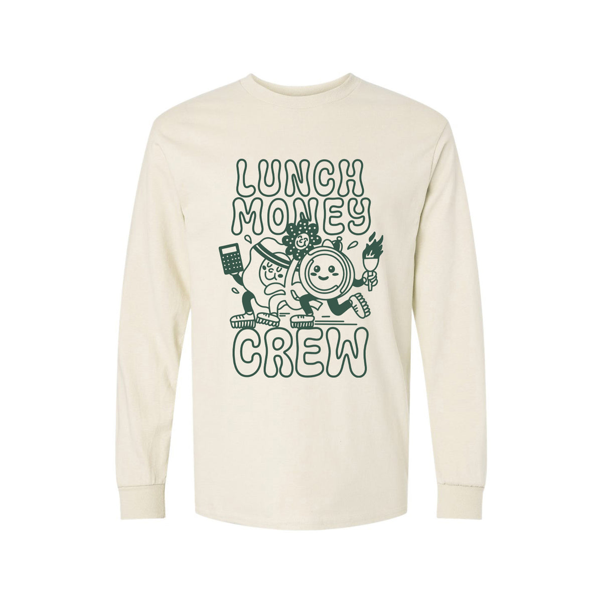 Lunch Money Crew Long Sleeve Tee