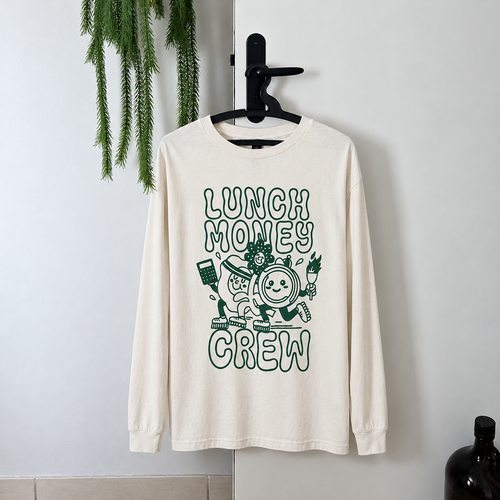 Lunch Money Crew Long Sleeve Tee